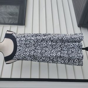 Loft Floral Print Sleeveless Shift Dress